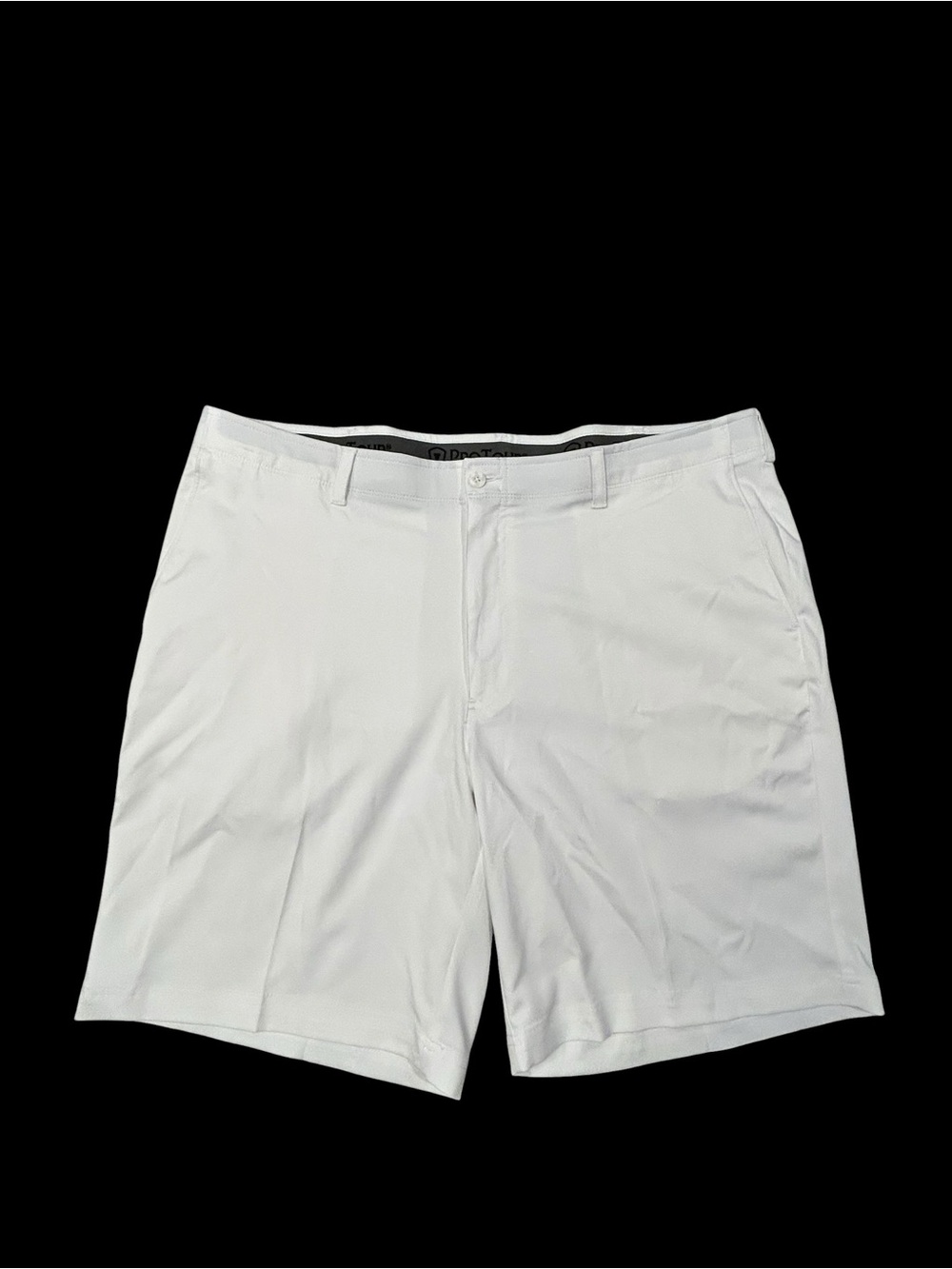 Pro Tour Men's White Performance‎ Golf Shorts 42/9 Polyester Elastane Stretch